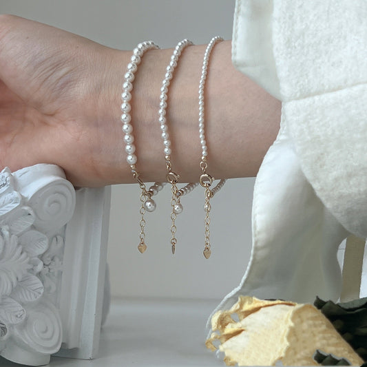 3-Piece Pearl Bracelet