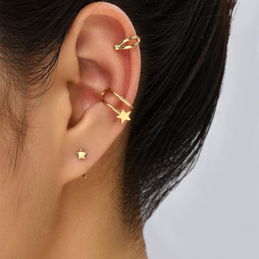 Star Ear Bone Clip