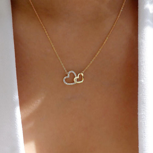Heart on Heart Necklace