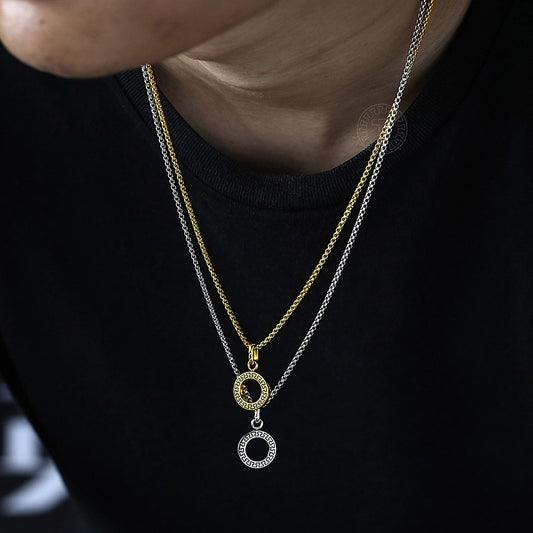 Ring Necklace Men