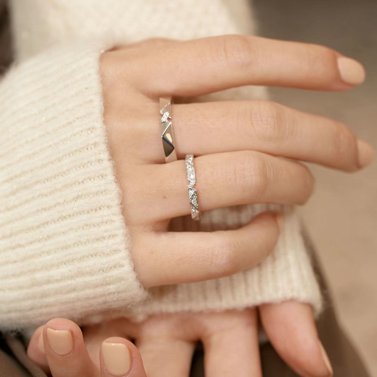 Shiny Couple Ring