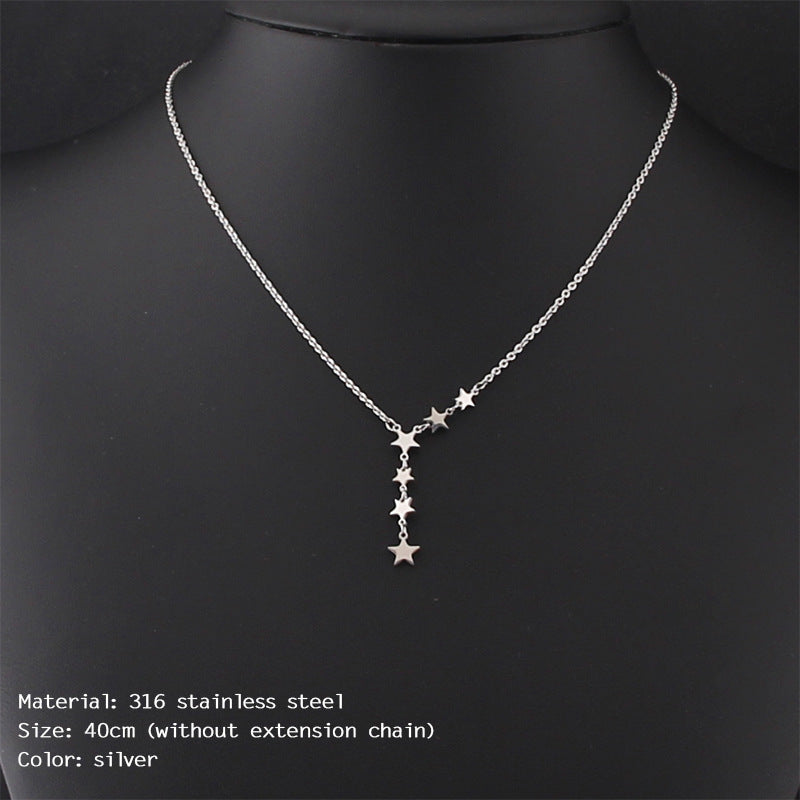 Cross n Stars Necklace