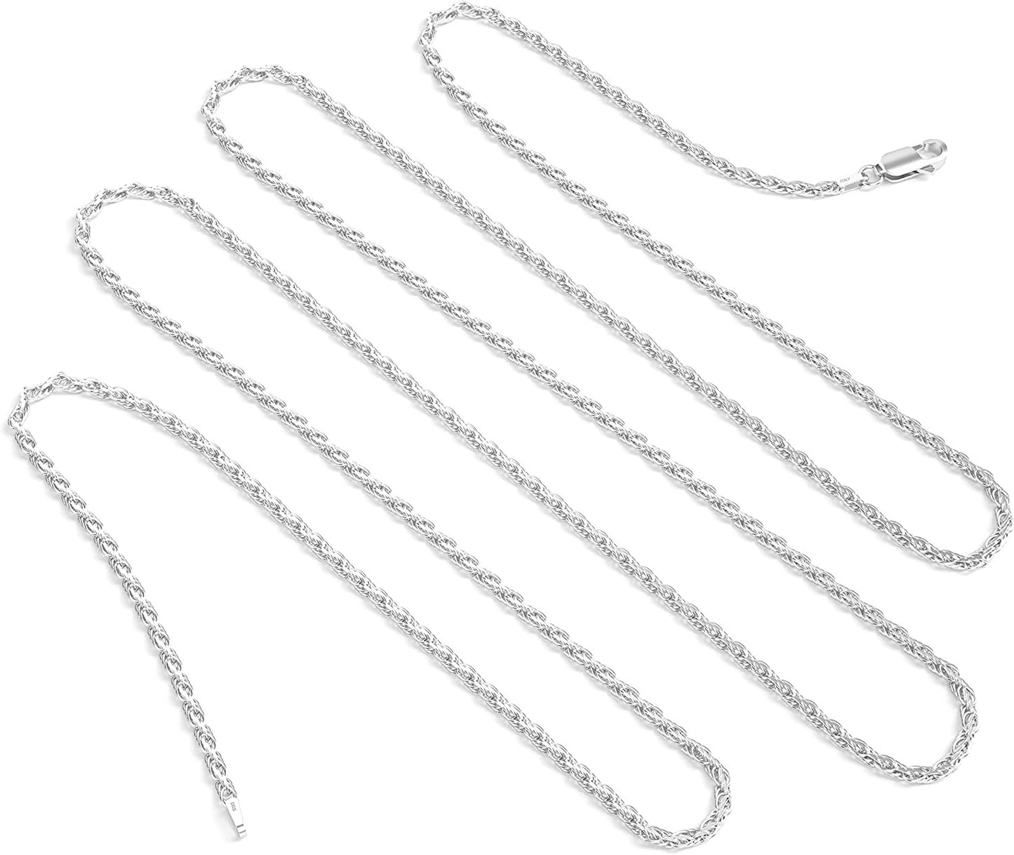 925 Sterling Silver Rope Chain Italian Silver