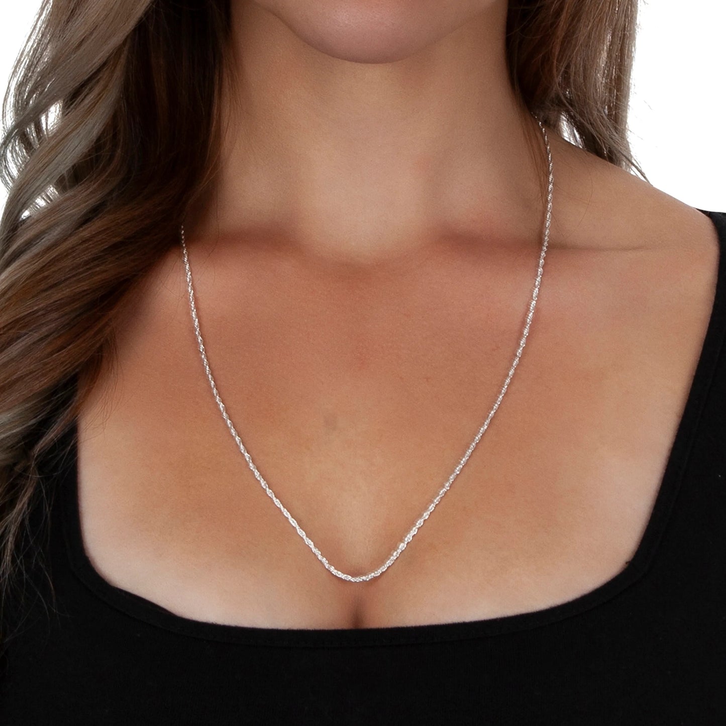 925 Sterling Silver Rope Chain Italian Silver